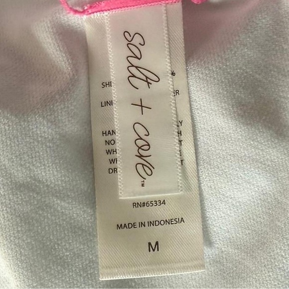 Salt + Cove Tropical Palms Ruffled Hipster Bikini Bottoms Medium - Picture 4 of 4